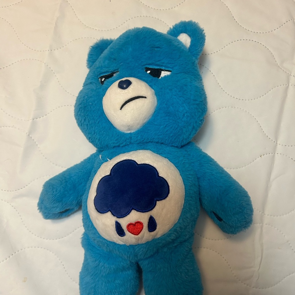 Care Bears Blue Plush with Cloud Design
